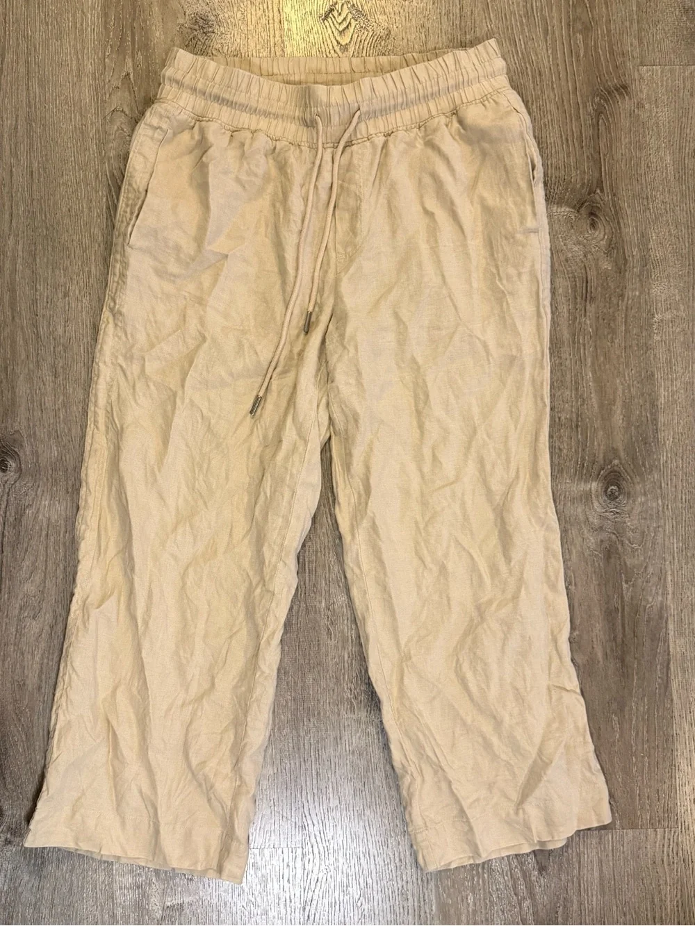 Quince 100% European Linen Wide Leg Pants